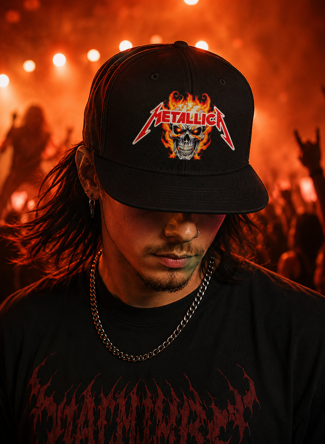 Riot Threadz Rock & Heavy Metal Rebellion Unisex Snapback Cap Collection for Headbangers
