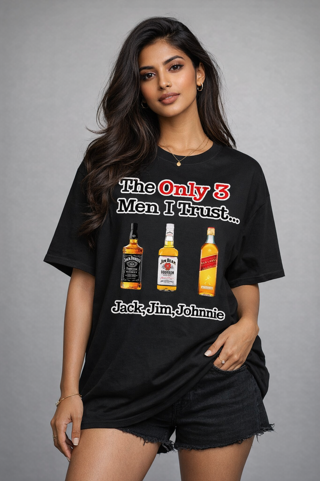 Jack Jim Johnnie Unisex Oversized Classic T-Shirt