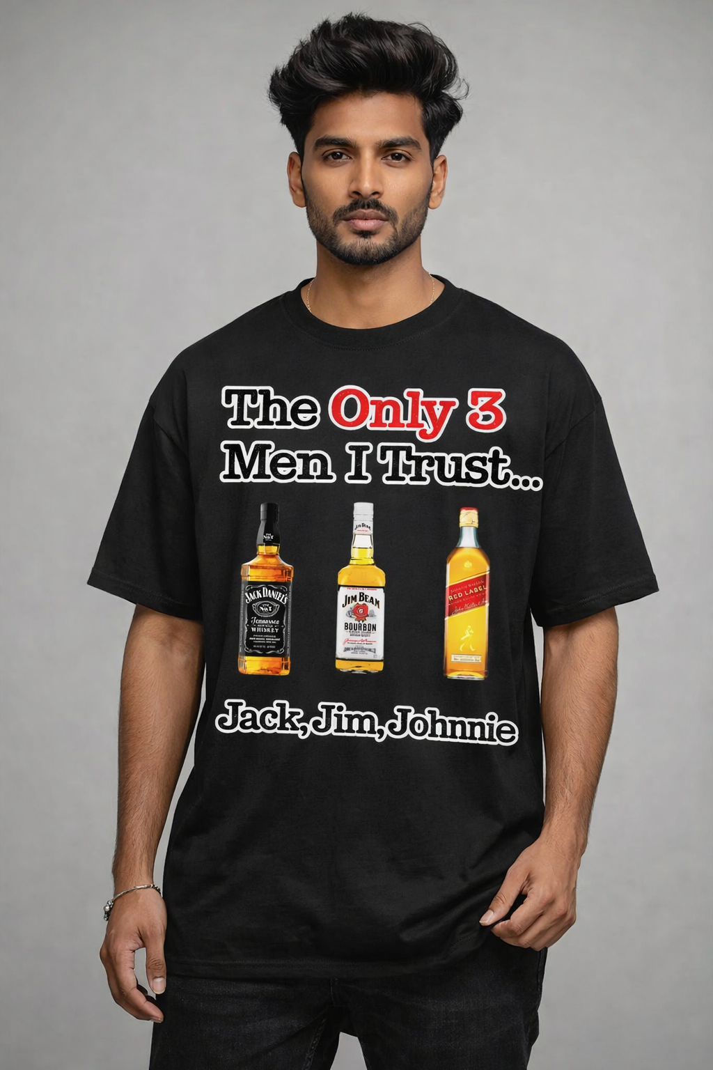 Jack Jim Johnnie Unisex Oversized Classic T-Shirt
