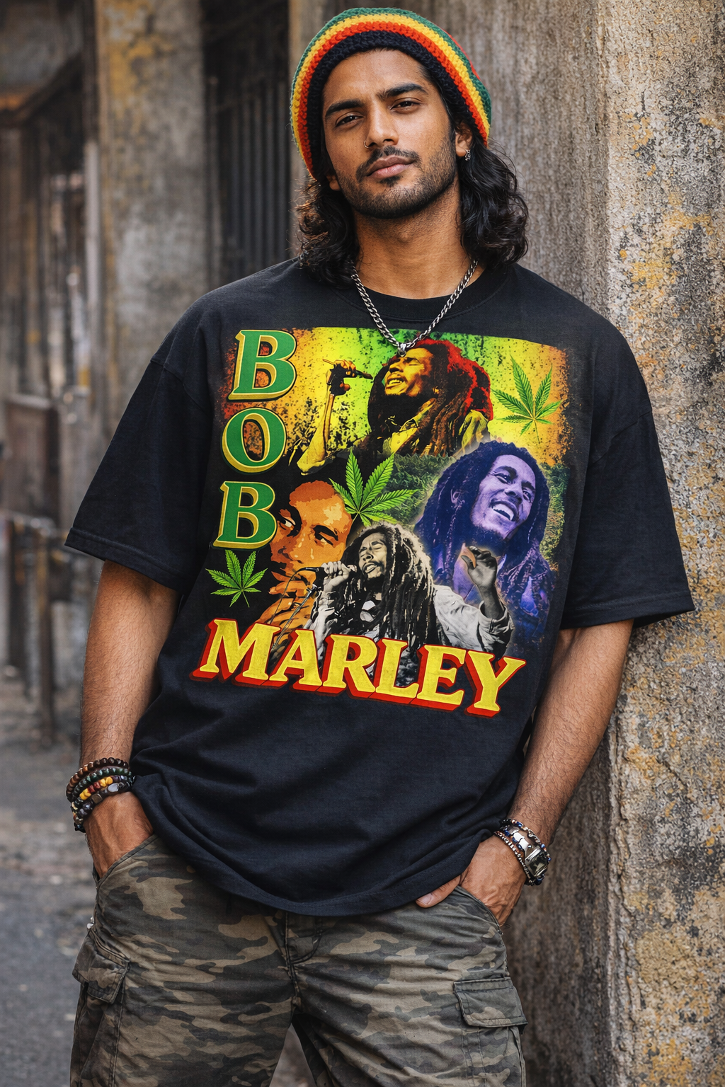 Bob Marley Wailers Unisex Oversized Klassisches T-Shirt