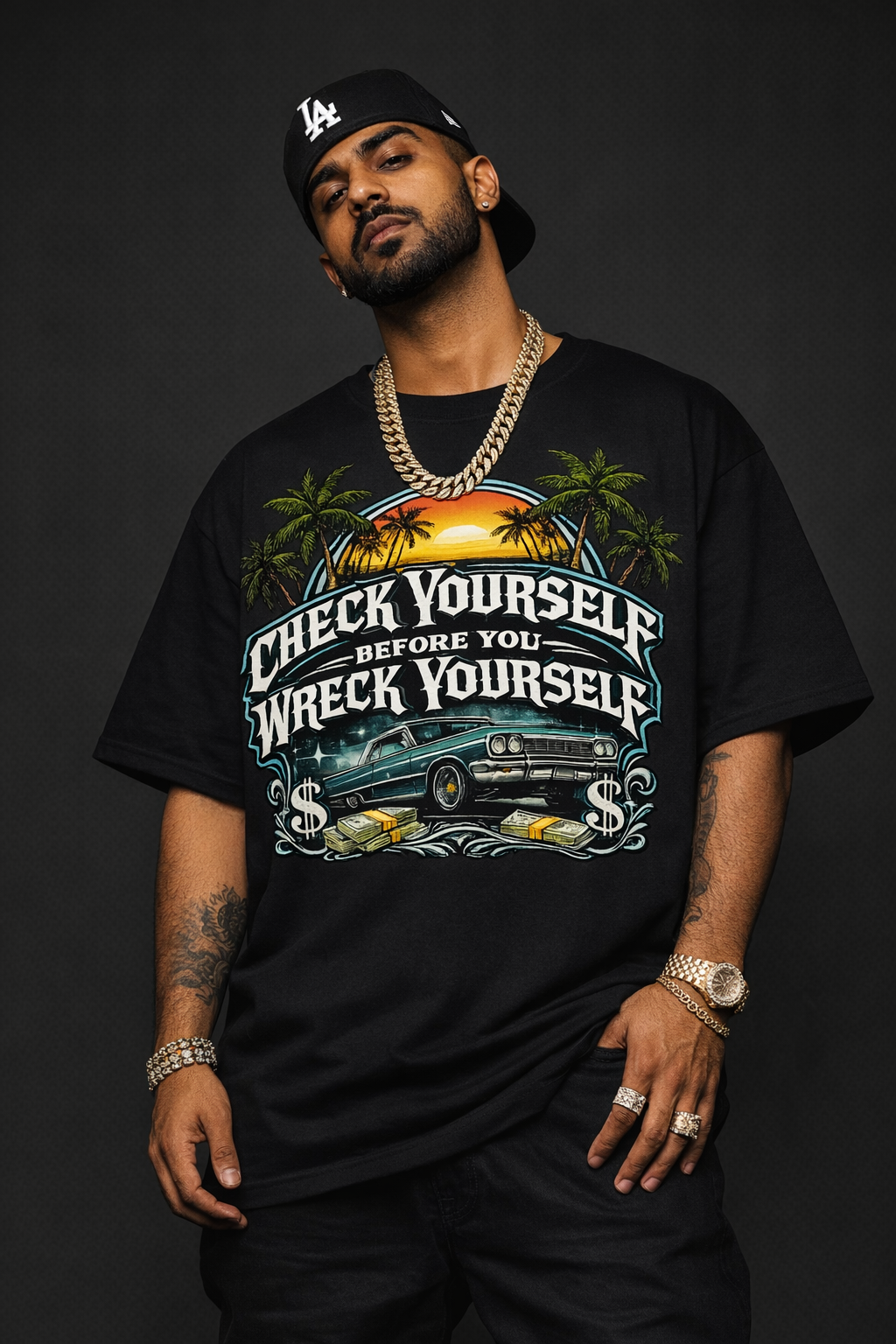 Check-Wreck Unisex Oversized Klassisches T-Shirt