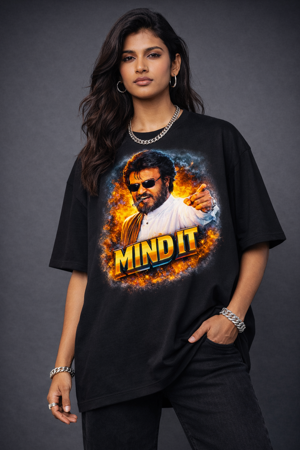 Mind It Unisex Oversized Classic T-Shirt