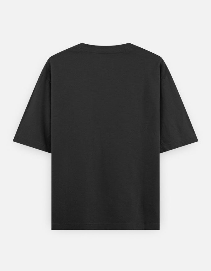 Undertaker Deadman Legacy WWE Vintage Unisex Oversized Graphic T-Shirt clean back look in minimal streetwear finish.
