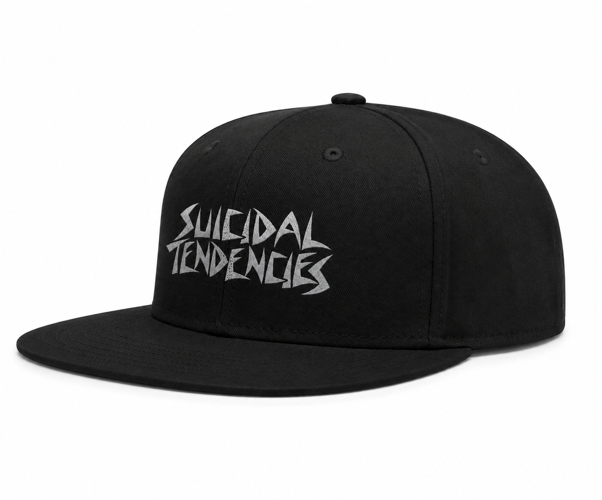 Suicidal Tendencies Unisex Snapback Cap With White Thrash Logo Design